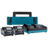 Makita Accu Starterset XGT DC40RA 2xBL4040 - 191J97-1 - thumbnail