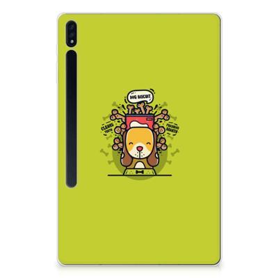 Samsung Galaxy Tab S7 Plus | S8 Plus Tablet Back Cover Doggy Biscuit Samsung Galaxy Tab S7 Plus | S8 Plus Tablet Back Cover Doggy Biscuit
