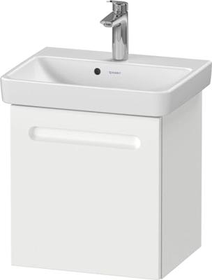 Wastafelonderkast Duravit No.1 Met 1 Deur Links 44x38.6x47.8cm Met Geïntegreerde Greep Mat Wit Wastafelonderkast Duravit No.1 Met 1 Deur Links 44x38.6x47.8cm Met Geïntegreerde Greep Mat Wit