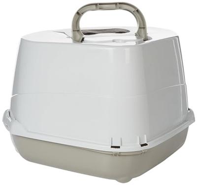 Hoektoilet flip corner l.grijs/wit Gebr. de Boon - Gebr de boon - thumbnail