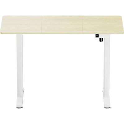 SpeaKa Professional Zit-sta-bureau Elektrisch in hoogte verstelbaar Hoogte: 720 tot 1200 mm (b x d) 1200 mm x 600 mm Wit, Hout (licht) SP-SSD-WN02 SP-13497420