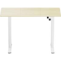 SpeaKa Professional Zit-sta-bureau Elektrisch in hoogte verstelbaar Hoogte: 720 tot 1200 mm (b x d) 1200 mm x 600 mm Wit, Hout (licht) SP-SSD-WN02 SP-13497420 - thumbnail