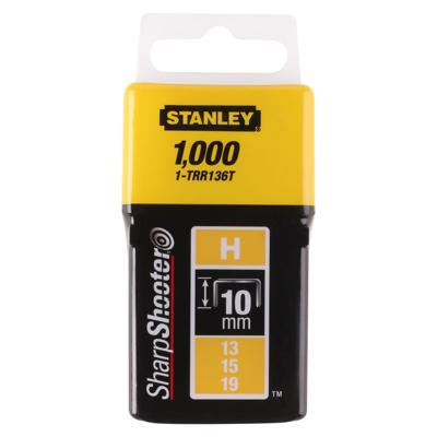 Stanley nietjes 10 mm type H 1000 stuks