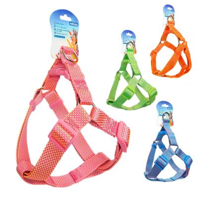 Nobleza Honden y-tuig - Fluorescerend - Gestipt Nylon - Maat XL
