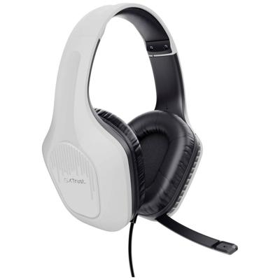 Trust GXT 415 Zirox Over-ear gamingheadset Headset Wit