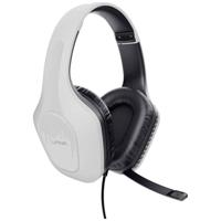 Trust GXT 415 Zirox Over-ear gamingheadset Headset Wit - thumbnail