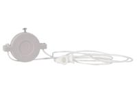 Nedco draaidop Ø 44mm met trekkoordjes tbv aluminium schuifroosters - thumbnail