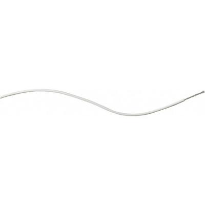 TRU COMPONENTS 1564515 Draad LiYv 1 x 0.08 mm² Wit 100 m