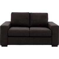 Goossens Bank Lucca donkerbruin, stof, 2-zits, stijlvol landelijk - thumbnail