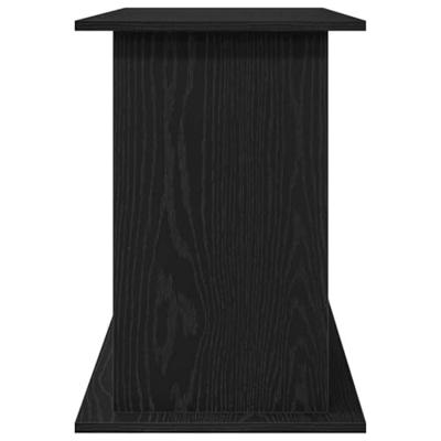 Aquariumstandaard 101x41x58 cm spaanplaat zwart eikenkleurig - thumbnail