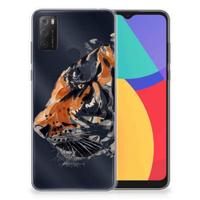 Smartphone hoesje Alcatel 1S (2021) Watercolor Tiger - thumbnail