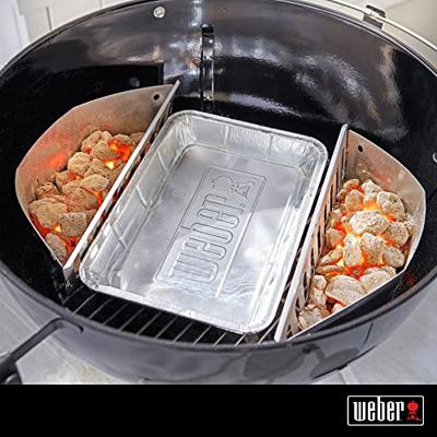 Weber Aluminium druipbakjes Klein, 10 stuks - thumbnail
