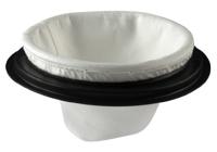 Bosch Accessories 2607432013 Textielfilter met kunststofring, geschikt voor PAS 11-21, PAS 12-27 en PAS 12-27 F. - thumbnail