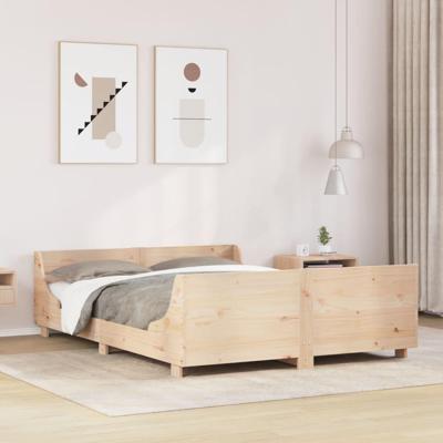 Bedframe zonder matras massief grenenhout 160x200 cm Bedframe zonder matras massief grenenhout 160x200 cm
