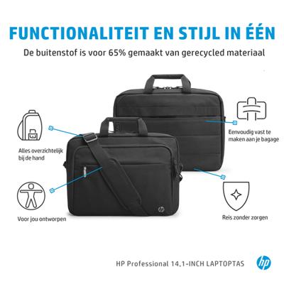 HP Renew Business Laptoptas Geschikt voor max. (laptop): 35,8 cm (14,1) Zwart HP Renew Business Laptoptas Geschikt voor max. (laptop): 35,8 cm (14,1) Zwart