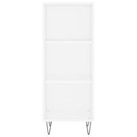 Dressoir 34,5x32,5x90 cm bewerkt hout wit - thumbnail