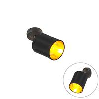 QAZQA Moderne spot zwart - Lofty - thumbnail