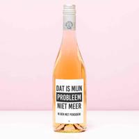Wijnfles Pensioen Niet mijn probleem meer - Rosé (Blush Rosé) - thumbnail