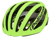 Polisport light pro fietshelm l 58-62cm fluo geel/zwart - thumbnail