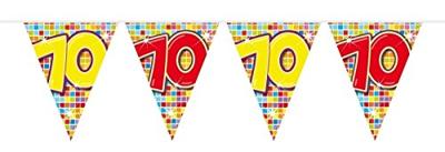 Folat mini vlaggenlijn 70 jaar 3 meter | 24 stuks