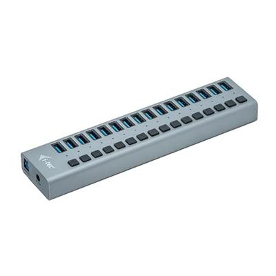 i-tec Charging Hub U3CHARGEHUB16 USB-hub 16 poorten USB-A USB 3.0 5 GBit/s Grijs