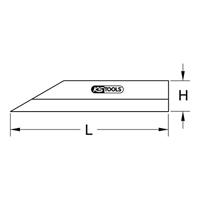 KS Tools 300.0637 Precisie-haarliniaal, 400 mm - thumbnail
