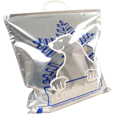 Tas | LDPE | platte handgreep | 45x45cm | koeldraagtas | 100 stuks