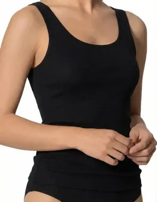 Dames hemd Madonna - 100% Katoen - Dames onderhemd - Singlet - Brede bandjes - Hemdjes dames