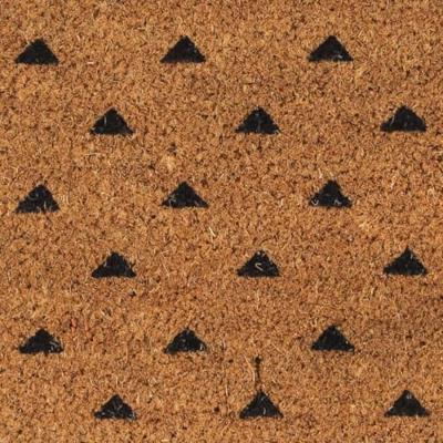 Deurmat 40x60 cm getufte kokosvezel naturel