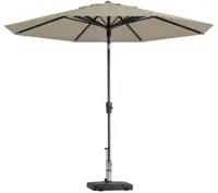 Paros II round ecru stokparasol 300 cm zonwering Madison - Madison - thumbnail