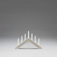 Konstsmide 3985-975 Kerstboog Pyramide Warmwit LED Beige (mat) - thumbnail