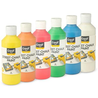 Stoepkrijtverf creall chalk paint 6 kleuren 250ml
