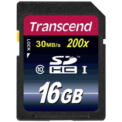 Transcend Premium SDHC-kaart Industrial 16 GB Class 10 Transcend Premium SDHC-kaart Industrial 16 GB Class 10
