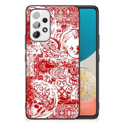 Telefoonhoesje Samsung Galaxy A53 Angel Skull Rood