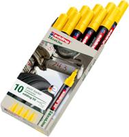 Paintmarker edding 50 eco waterbasis 2-3mm geel | 10 stuks - thumbnail