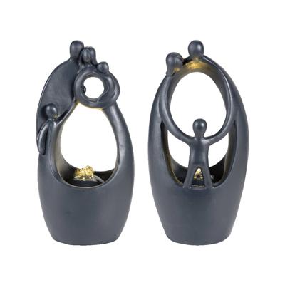 Fontein polyresin Familie H35cm