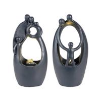 Fontein polyresin Familie H35cm - thumbnail