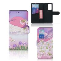 Huawei P40 Pro | Telefoonhoesje | Met pasjeshouder | Bird Flying - thumbnail