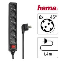 Hama 6-Way Ja.W.S.A.Ks.1.4M Bk - thumbnail