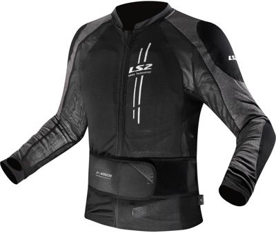 LS2 jas "x-armor jacket x-armor man black silver 3xl/4xl