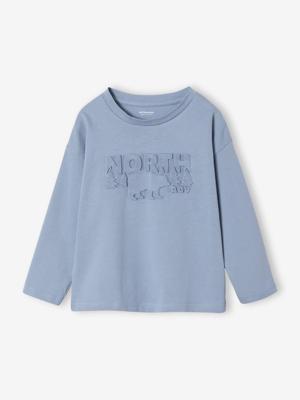 T-shirt met lange mouwen voor jongens lichtblauw T-shirt met lange mouwen voor jongens lichtblauw