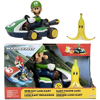 Mario Kart Mini Racer - Spin Out Luigi Kart
