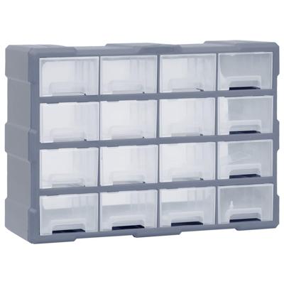 VidaXL Organiser met 16 medium lades 52x16x37 cm