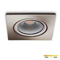 LED-inbouwspot Trento RVS dimbaar IP54 - thumbnail