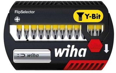 Wiha 41827 | Bitset FlipSelector | Y-bit | 25 mm | Phillips, Pozidriv, TORX | 1/4" | 14-delig - 41827 Wiha 41827 | Bitset FlipSelector | Y-bit | 25 mm | Phillips, Pozidriv, TORX | 1/4" | 14-delig - 41827