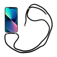 Høyde - iPhone 13 - Telefoonhoes met koord - Transparant - thumbnail