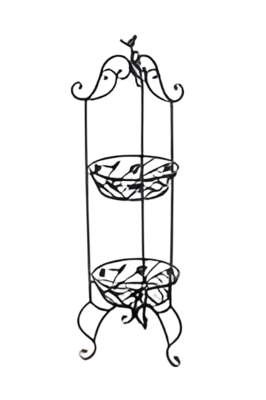 Etagere ijzer bladeren 34x100 cm Buitengewoon de Boet - Buitengewoon de boet