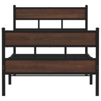 Bedframe met hoofdbord en voetbord zonder matras 75x190 cm - thumbnail
