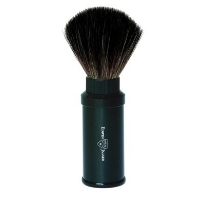 Edwin Jagger Shaving Brushes Synthetic Travel Shaving Brush Black Ref.PPS-21M536 1Stuks