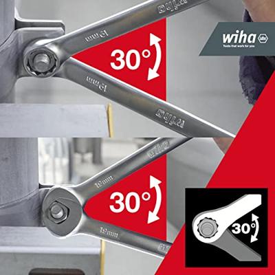 Wiha 45321 Ring-steeksleutelset 13-delig Sleutelbreedte (metrisch) 6 - 22 mm - thumbnail